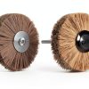 uxcell Nylon Wheel Brush 80mm Medium Fine Grit Abrasive Tool-2