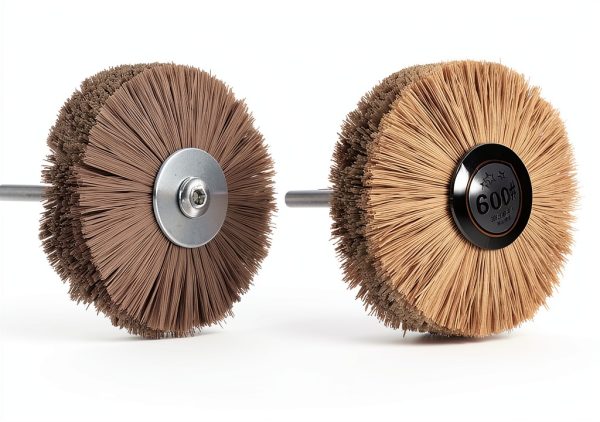 uxcell Nylon Wheel Brush 80mm Medium Fine Grit Abrasive Tool-2