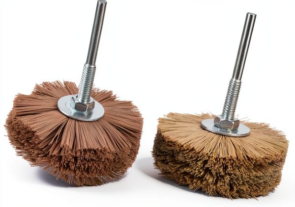 uxcell Nylon Wheel Brush 80mm Medium Fine Grit Abrasive Tool-3