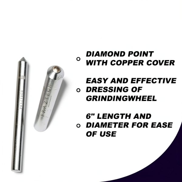 Diamond Wheel Dresser PRAZTECH 2 Carat Natural Durable-0