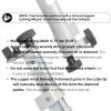 DCOMA TT-50 Grindstone Truing Tool Zinc Alloy Professional-5