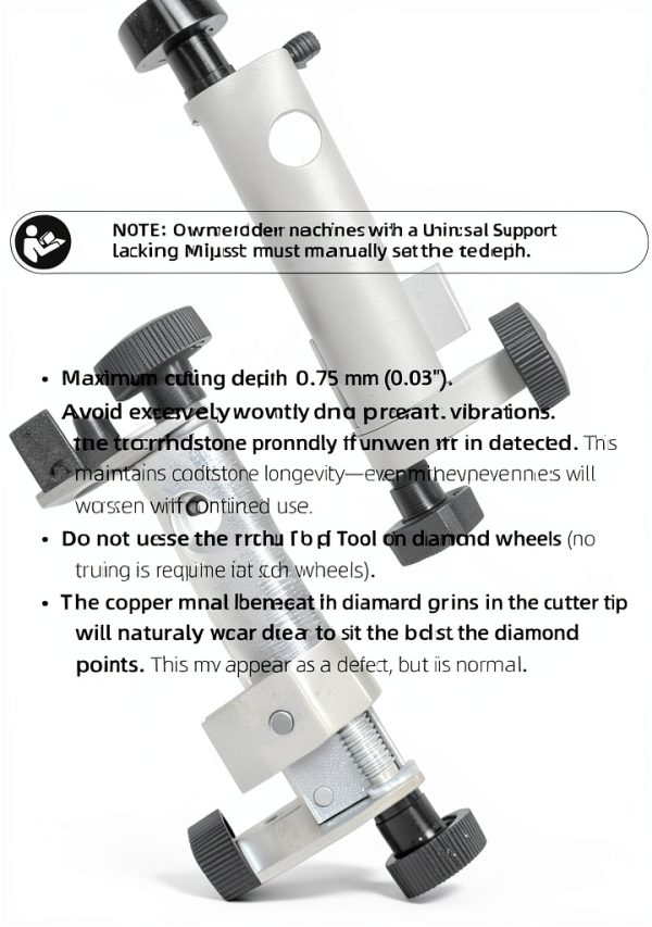 DCOMA TT-50 Grindstone Truing Tool Zinc Alloy Professional-5