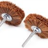 uxcell Nylon Wheel Brush 80mm Medium Fine Grit Abrasive Tool-4