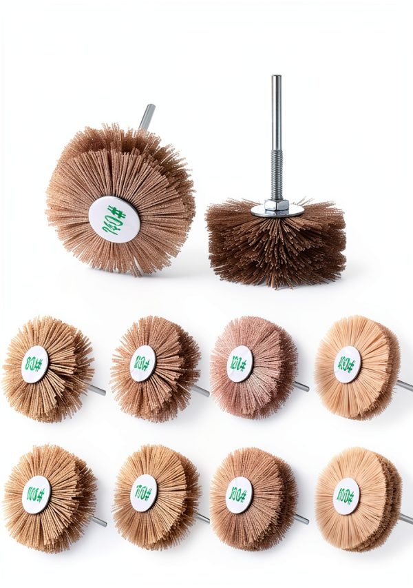 Rocaris Nylon Wheel Brush Rust Removal Woodworking Tool-1