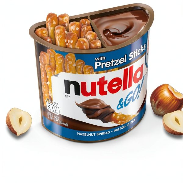 Nutella Hazelnut Snack Cup with Pretzels On the Go-3