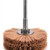 uxcell Nylon Wheel Brush 80mm Medium Fine Grit Abrasive Tool-1