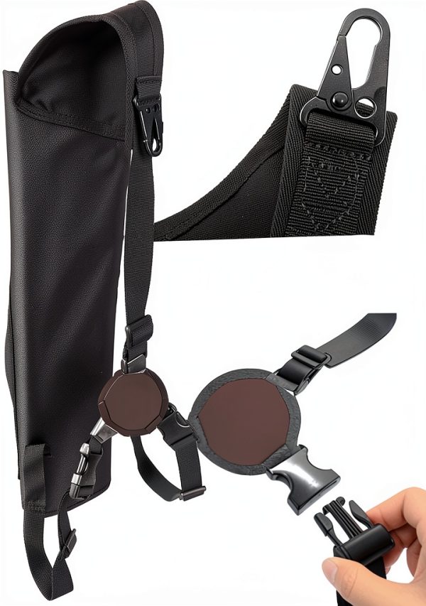 KRATARC Archery Quiver Shoulder Bag 900D Polyester with Molle System-3