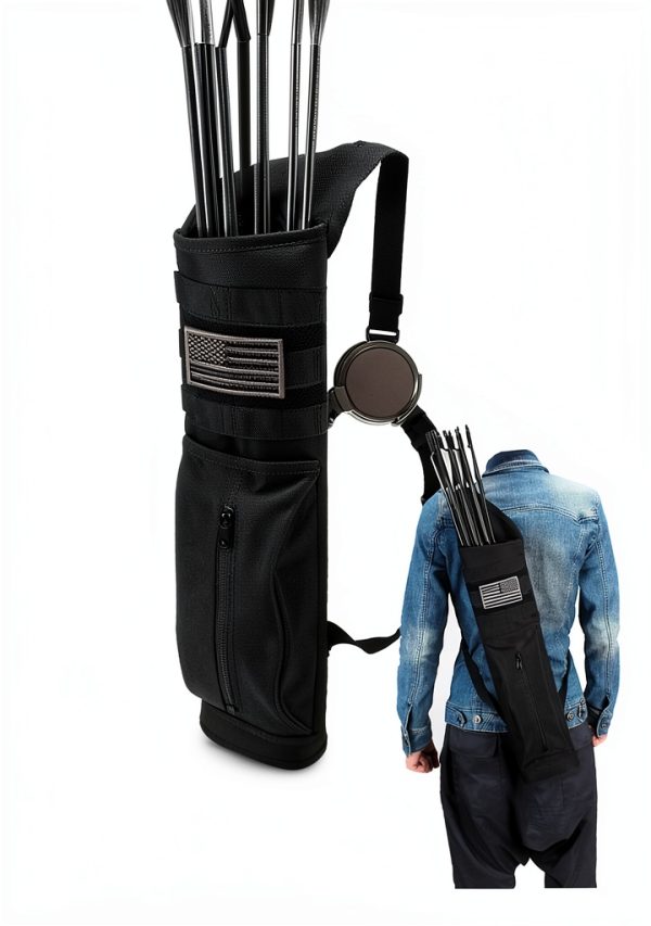 KRATARC Archery Quiver Shoulder Bag 900D Polyester with Molle System-4