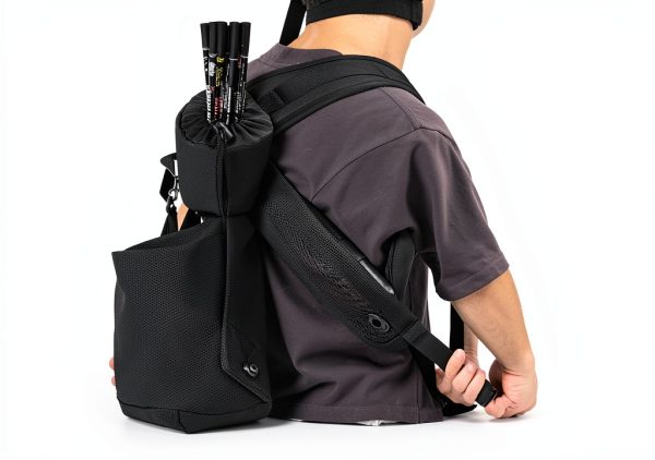 SUNYA Archery Quiver A110 Black Nylon Buckle Design Quick Release-1