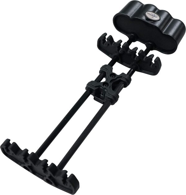 Quick Release Quiver SAS 4-Arrow Lightweight Aluminum Black-0