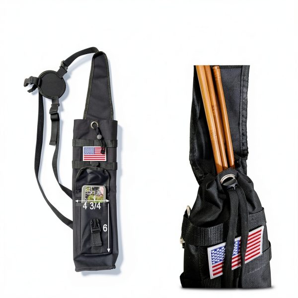 Archery Quiver e5e10 Adjustable Black 400D Oxford 19.5x5x3.2in-1
