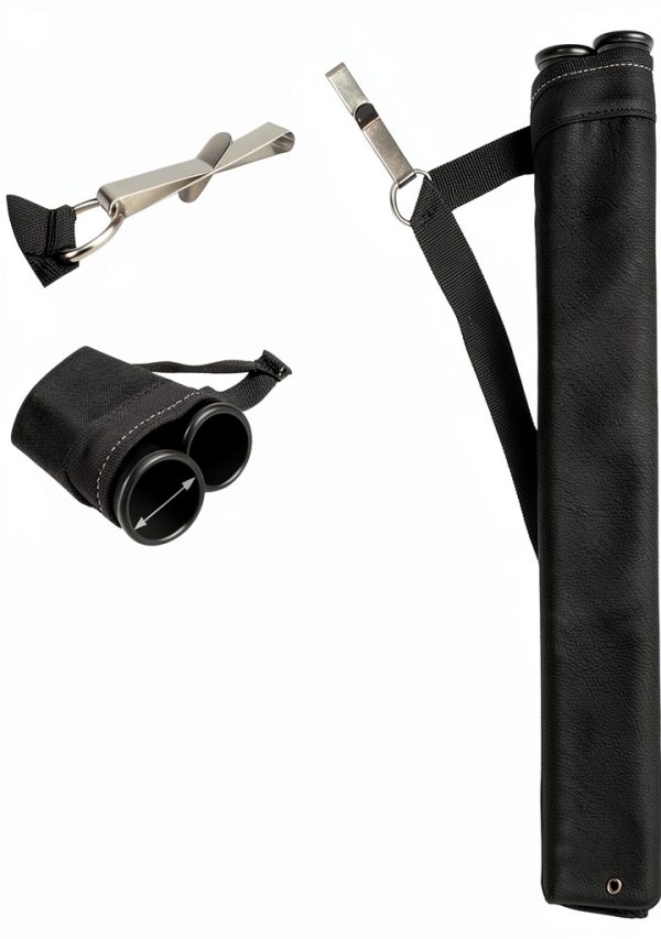 KRATARC Archery Quiver Soft Belt Clip 2‑Tube Arrow Holder 18" Length-1