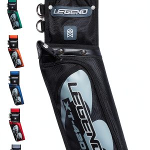 Legend XT420 Archery Field Quiver Left Handed Black Nylon Hip Belt-0