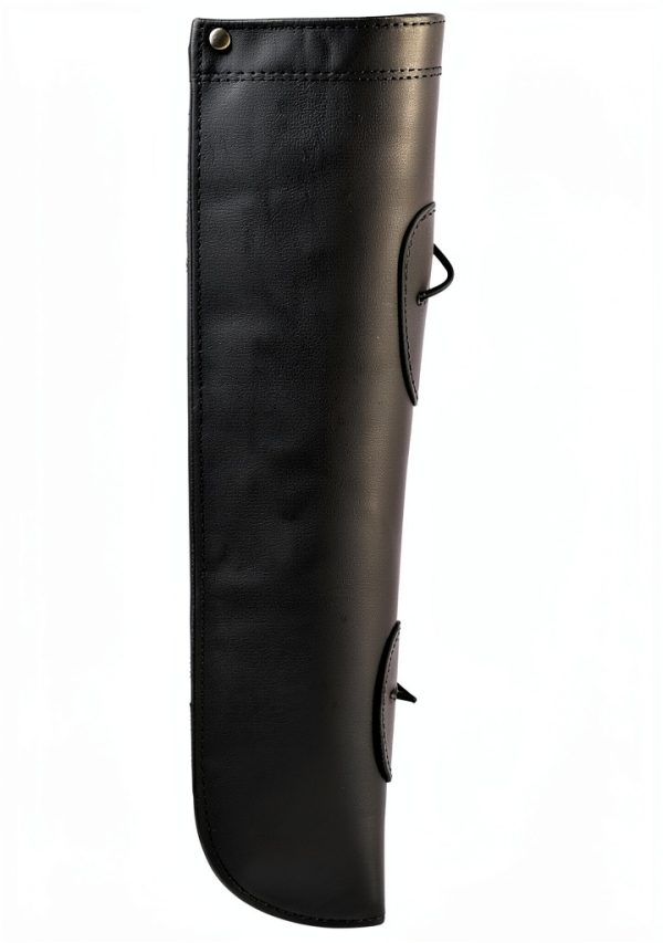 Leather Bass Bow Quiver Evergreen Black Leather 18.75 x 5.25-0