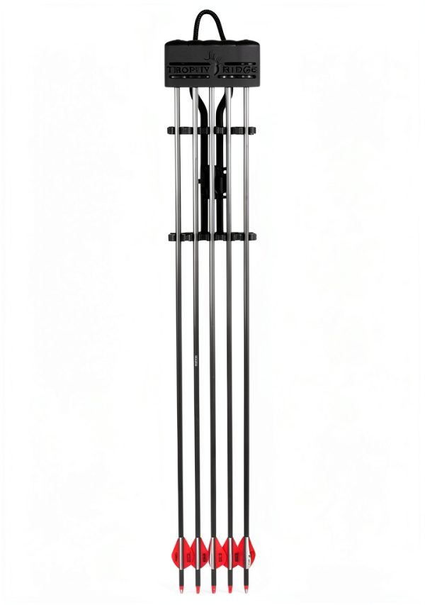 Archery Quiver Trophy Ridge Convoy Black Ballistic Copolymer Quiver-5