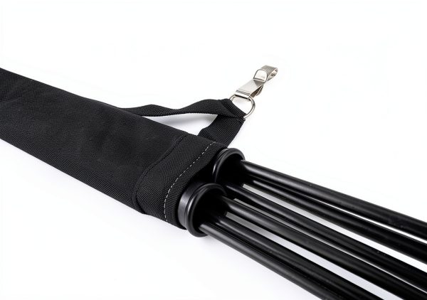 KRATARC Archery Quiver Soft Belt Clip 2‑Tube Arrow Holder 18" Length-4