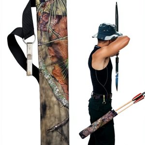 JIALUCONG Camouflage Archery Quiver Hip Belt 18 Arrow Stainless Clip-0