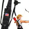 Archery Quiver e5e10 Adjustable Black 400D Oxford 19.5x5x3.2in-0