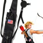 Archery Quiver e5e10 Adjustable Black 400D Oxford 19.5x5x3.2in-0