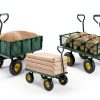 Garden Cart GVDV 660LB Heavy Duty Steel Wagon with Removable Sides-7
