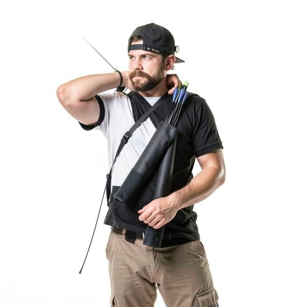 Cosmos Archery Arrow Quiver Holder Adjustable Arrow Backpack Bag Holder Hip Back Quiver for Arrows, Bow Hunting and Target Practicing-4