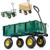 Garden Cart GVDV 660LB Heavy Duty Steel Wagon with Removable Sides-0
