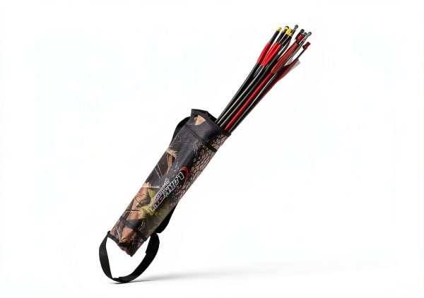 Arrow Quiver - Lightweight Back and Hip Dual Use Foldable Compact Bag for Recurve Bow Compound Target Practice - Nylon Archery Arrows Holder-5