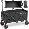 Collapsible Beach Wagon with 570LBS Capacity, SYOCYO Foldable Garden-6