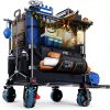 VIC 680lb Super Cart & Table 1=5 Set 480L Double Decker Folding Wagon-0